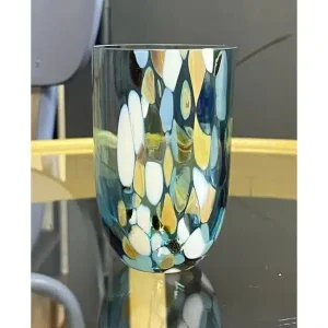 Anna Von Lipa Marble Tumbler Amalfie Blue
