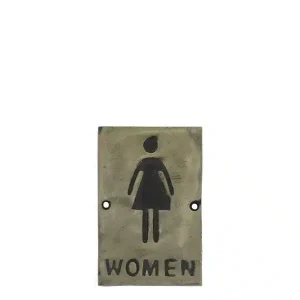 Chic Antique Skilt Women Messing