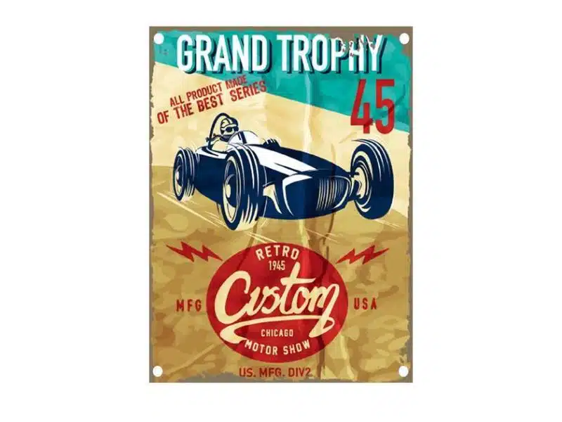 Metalskilt GRAND TROPHY