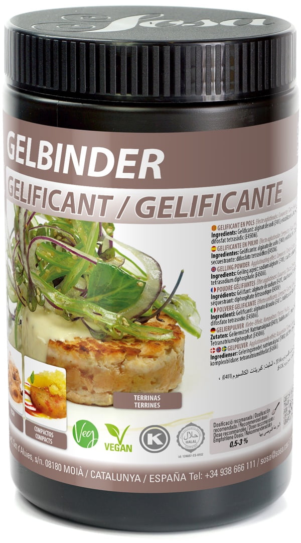 SOSA Gelbinder 500 g – hitzestabiler Binder für Terrinen & Tartars - Billede 2
