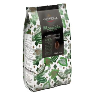 Valrhona Manjari Grand Cru Noir 64 % chokladpellets 3 kg