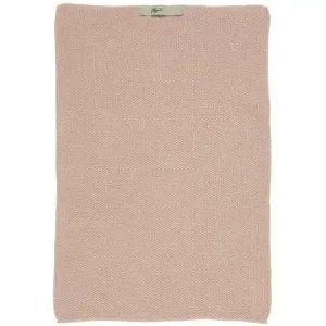 Strikket håndklæde Mynte Coral Almond