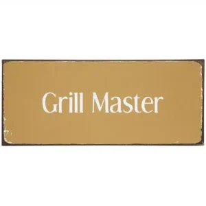 Metalskilt Grill Master