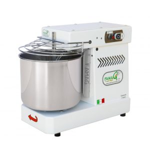 Famag Grilletta IM10/230 10V HH – Spiralblandare med fast bunke för hög hydreringsdeg (10 kg)