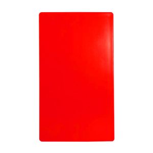 Röd Plastskärbräda LDPE 53×30,5 cm – HACCP