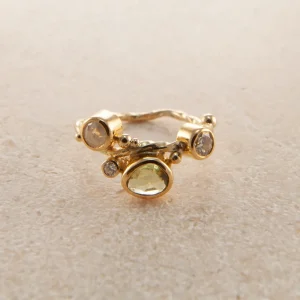 Seafire Guld Ring