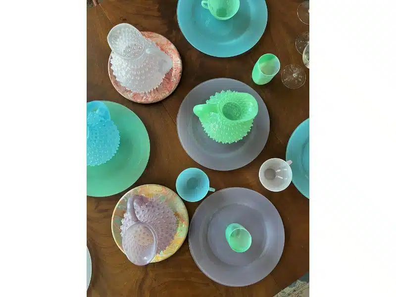 Anna Von Lipa krystal kande Minty Green 2 l. - Billede 3